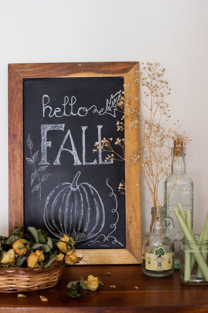 Decorating for fall season