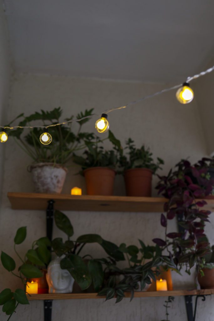 Diwali lights in Balcony