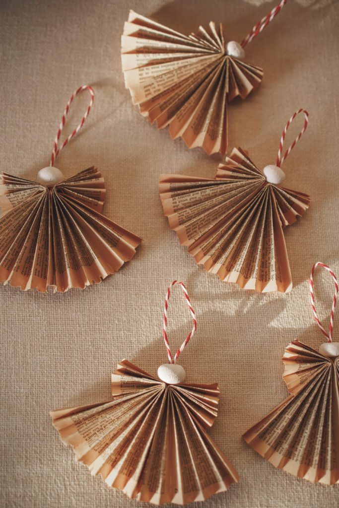 DIY paper Angels for Christmas decor