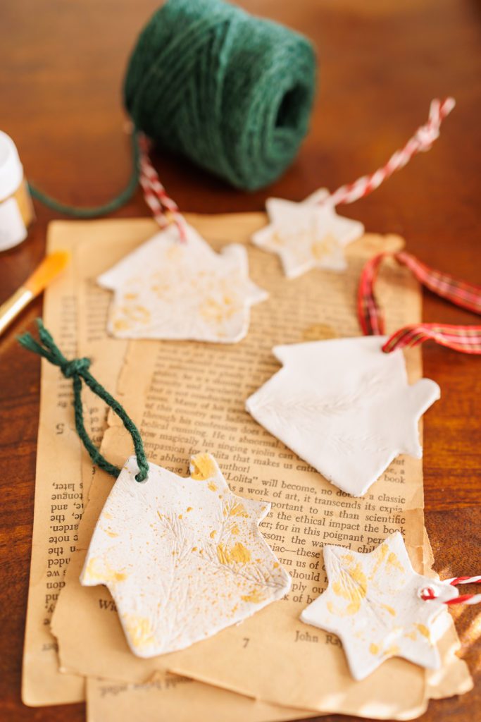 DIY clay ornaments for Christmas decor