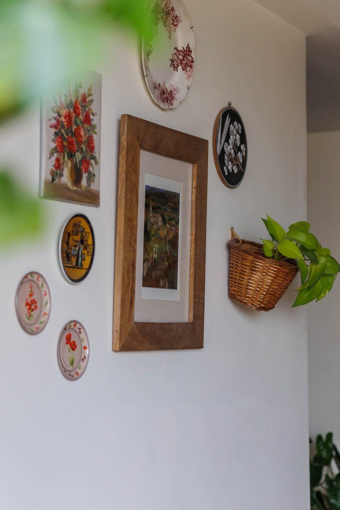 living room gallery wall decor, artwork