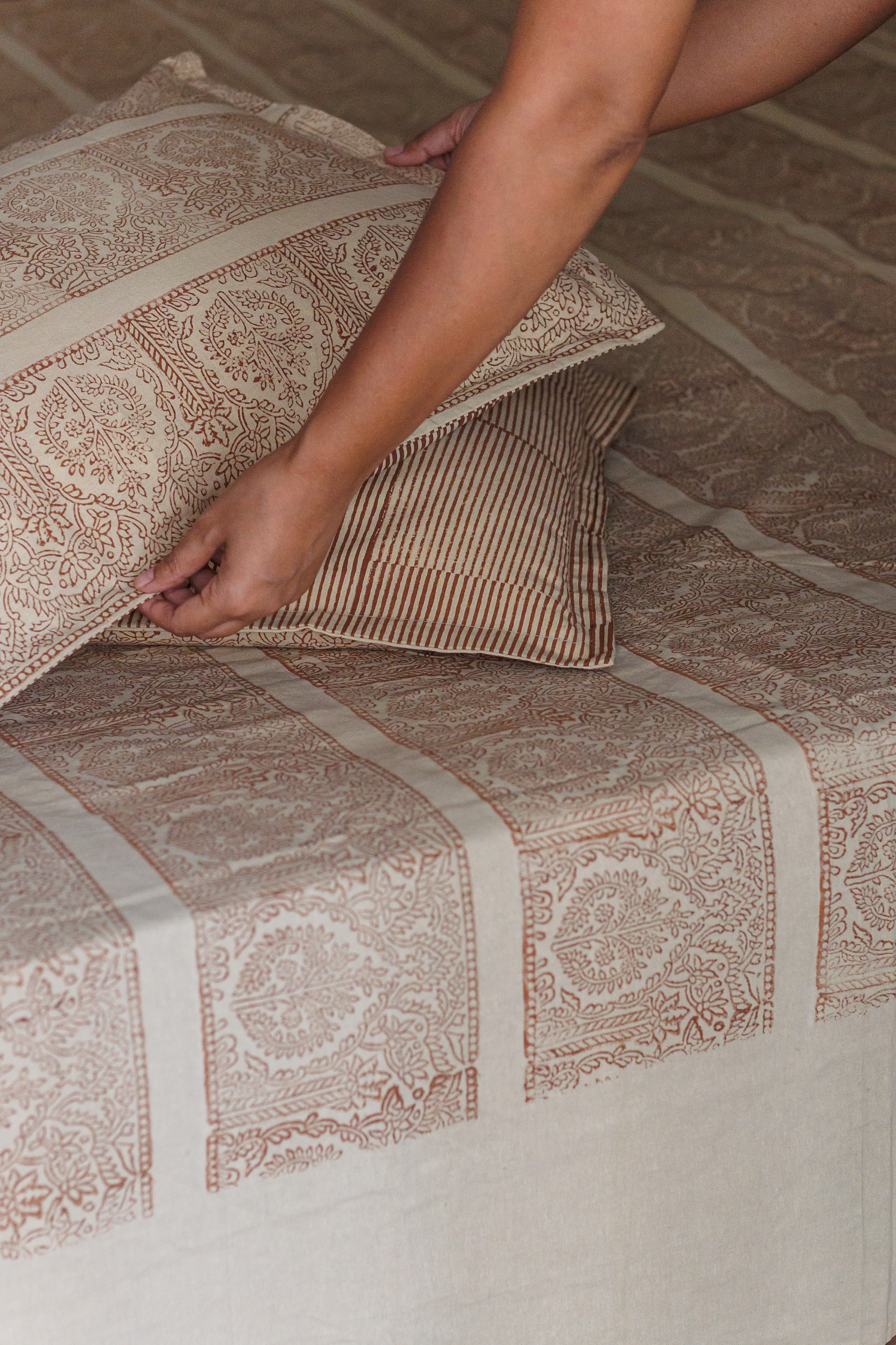 Block print Bed Linen 