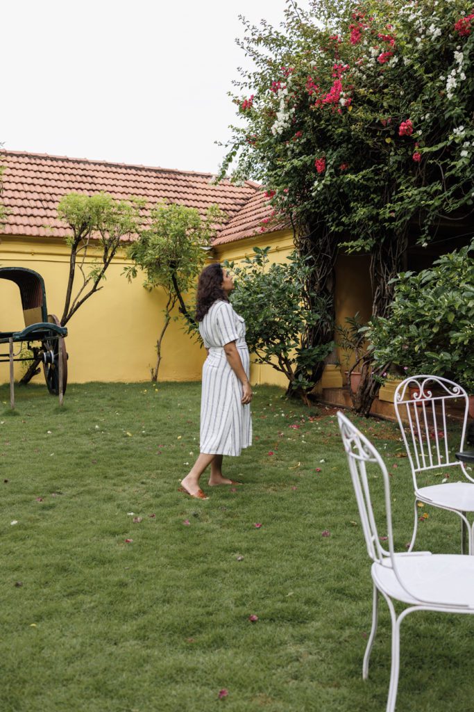 The Beautiful Gardens at CGH Visalam, Chettinad