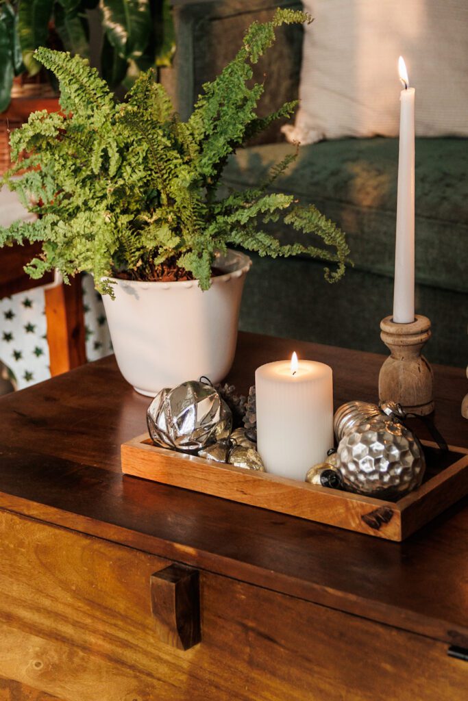 Christmas decorations with Baubles 