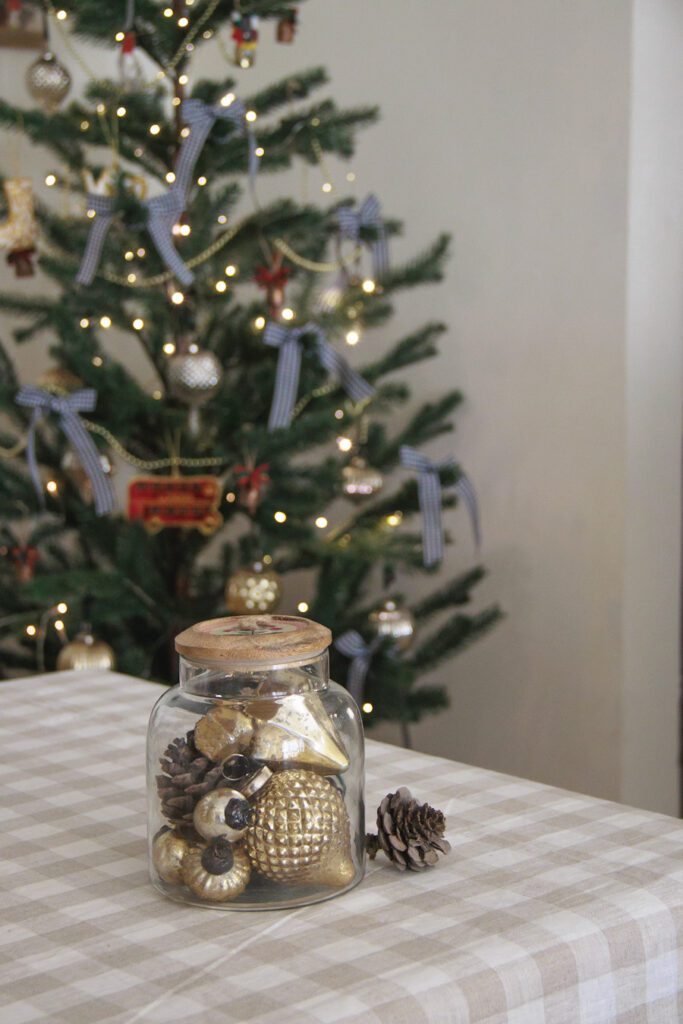 Christmas decorations with Baubles 