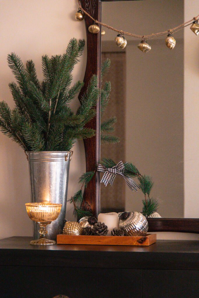 Christmas decorations with Baubles 