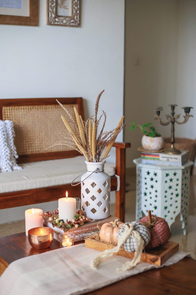 Fall touches to the living space