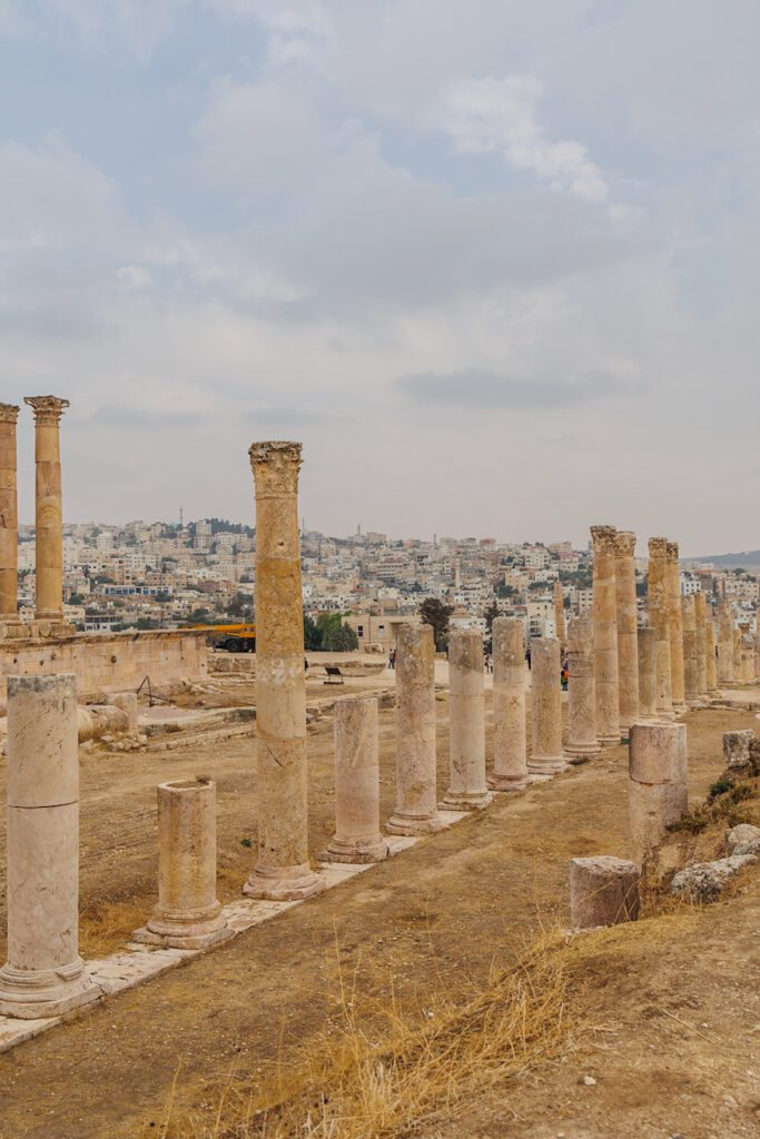 The ruins of Jerash, jordan