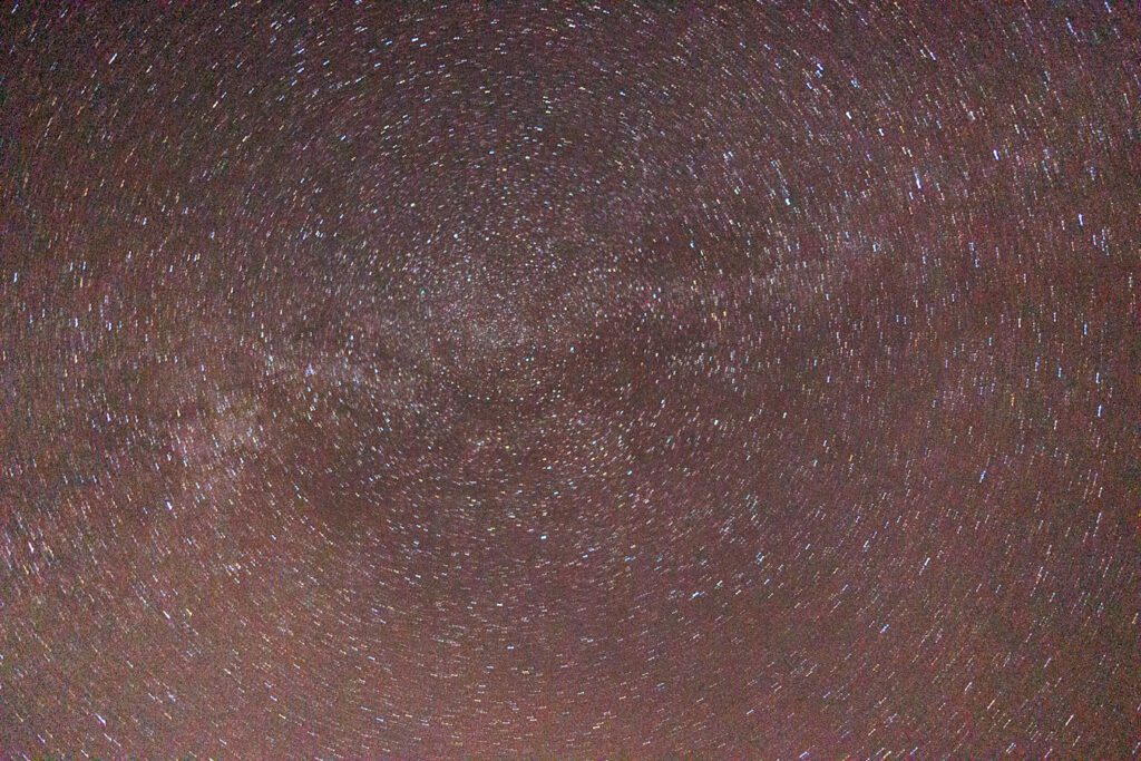 Night sky, Wadi Rum Jordan