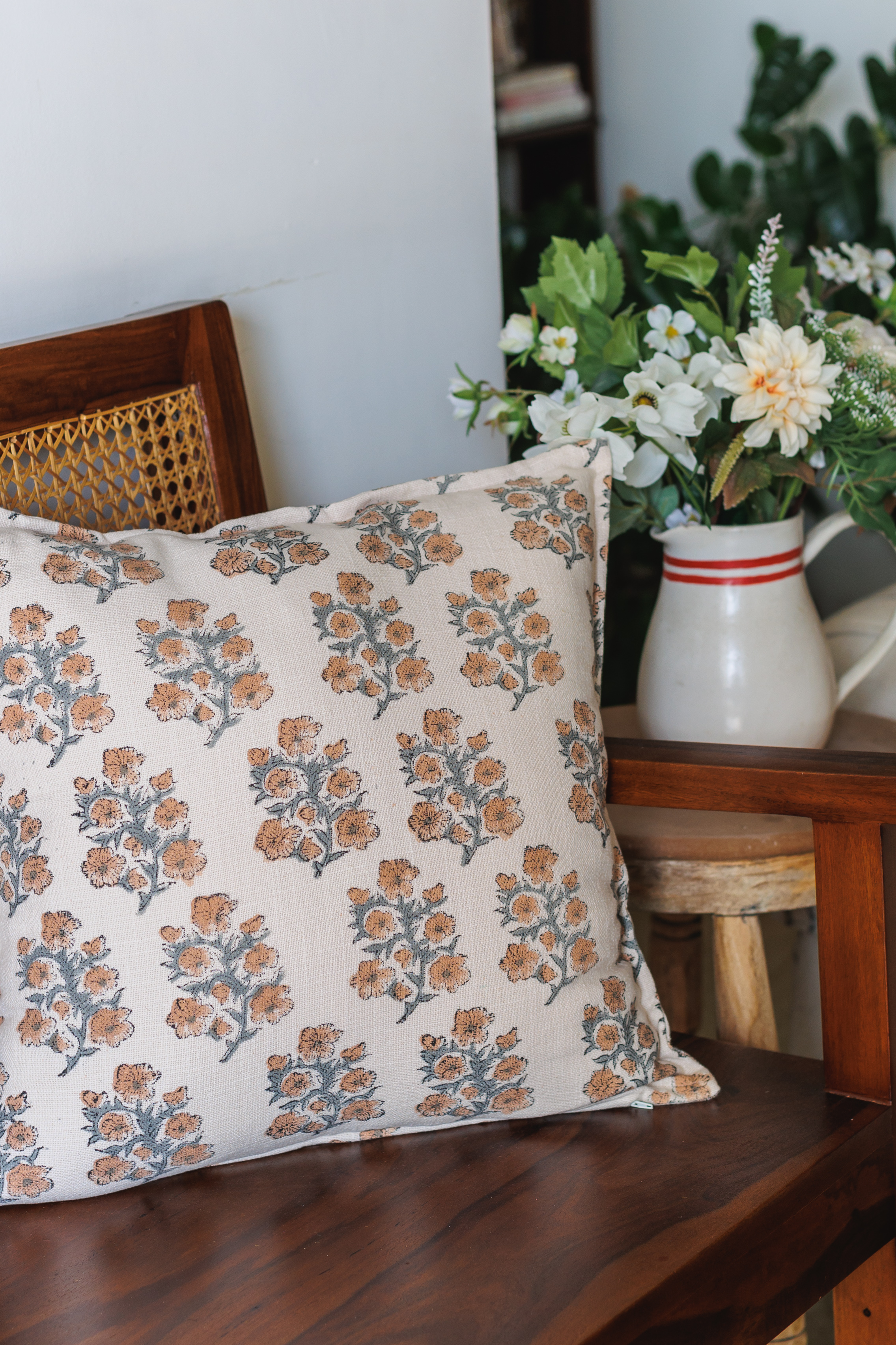 Peach Fuzz Cushion Cover by Deodar