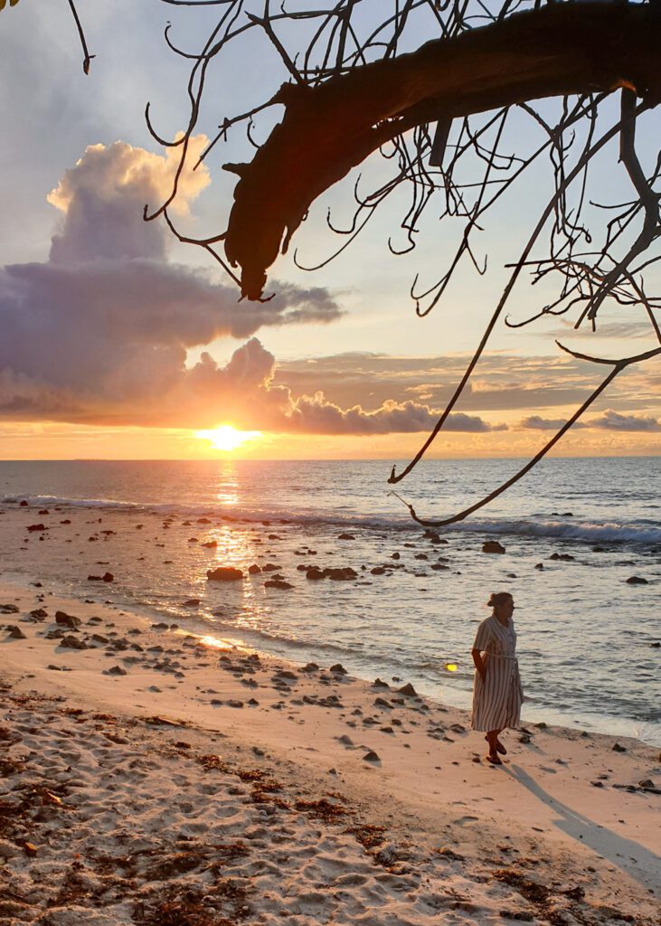 Early Mornings at the beach in Maldives