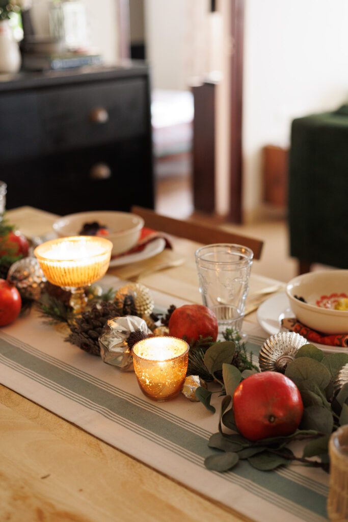 Christmas Table setting