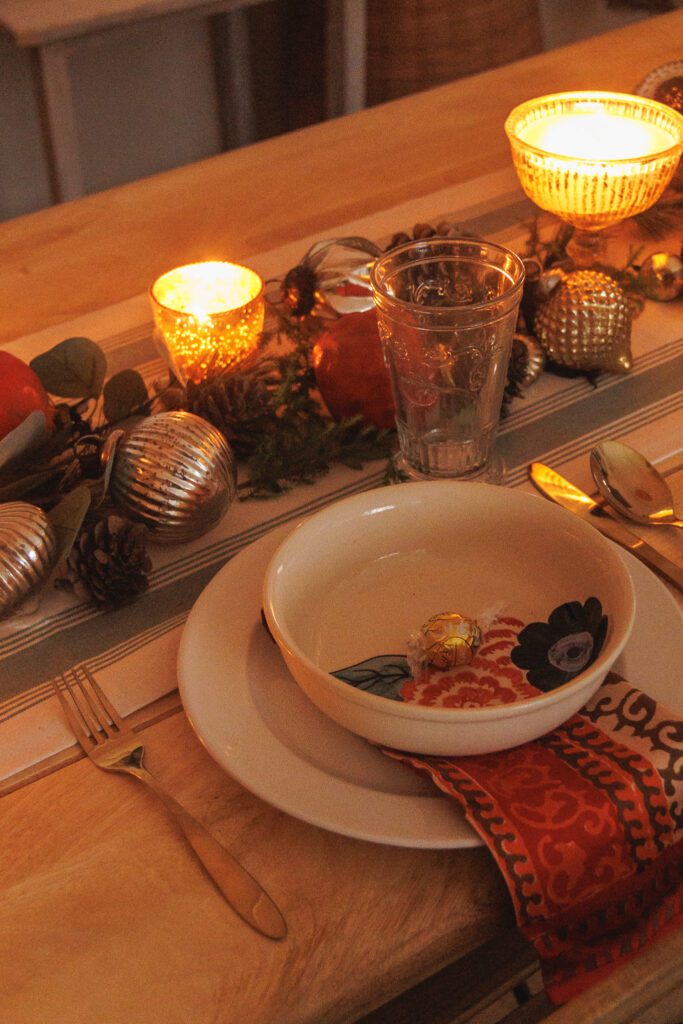 Christmas Table scape