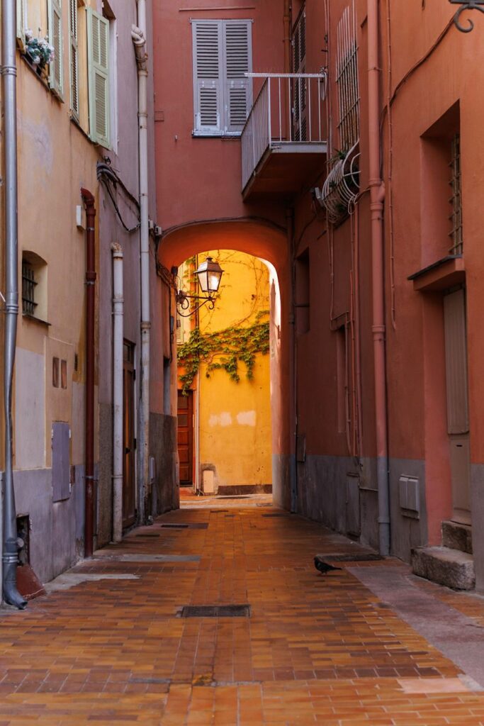 The Colourful lanes of Menton