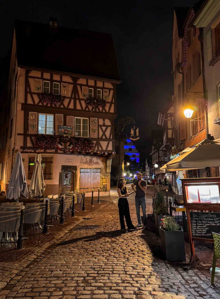 Colmar, France during dusk